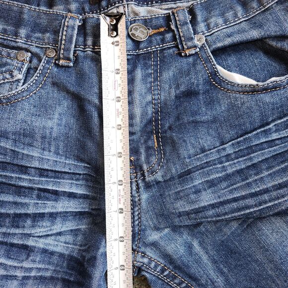 Rebel Blue Denim Jeans Girl Size 14 Cotton Polyester - Picture 9 of 11